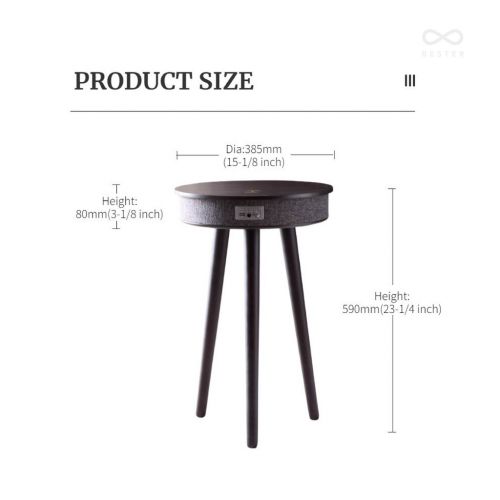โต๊ะลำโพงบลูทูธ พร้อมที่ชาร์จไร้สาย Rester รุ่น Wireless Table