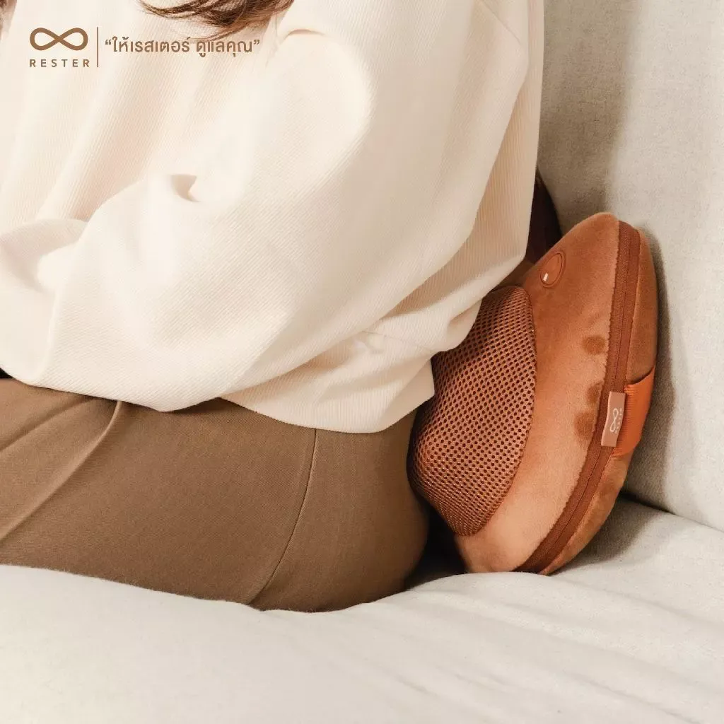 หมอนนวด แบบไร้สาย นวดคอ บ่า ไหล่ รุ่น Butterfly S2 