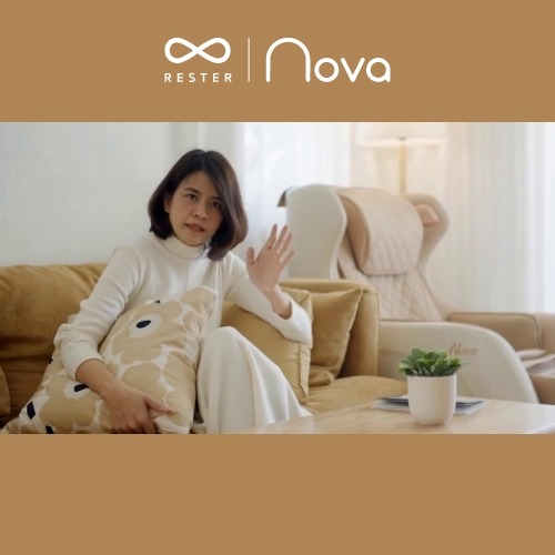 เก้าอี้นวดไฟฟ้า RESTER NOVA สี Gray